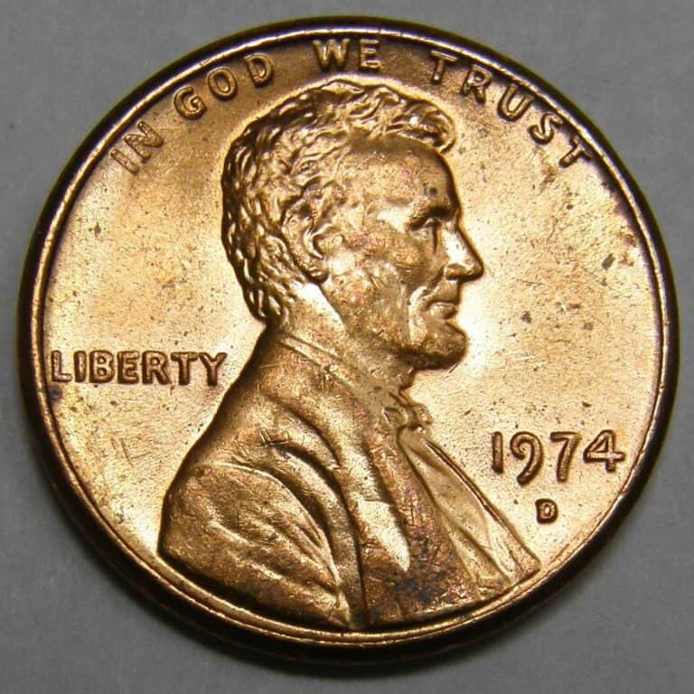 1974 penny value