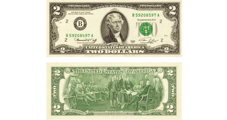 1976 $2 Bill Value and Varieties Guides