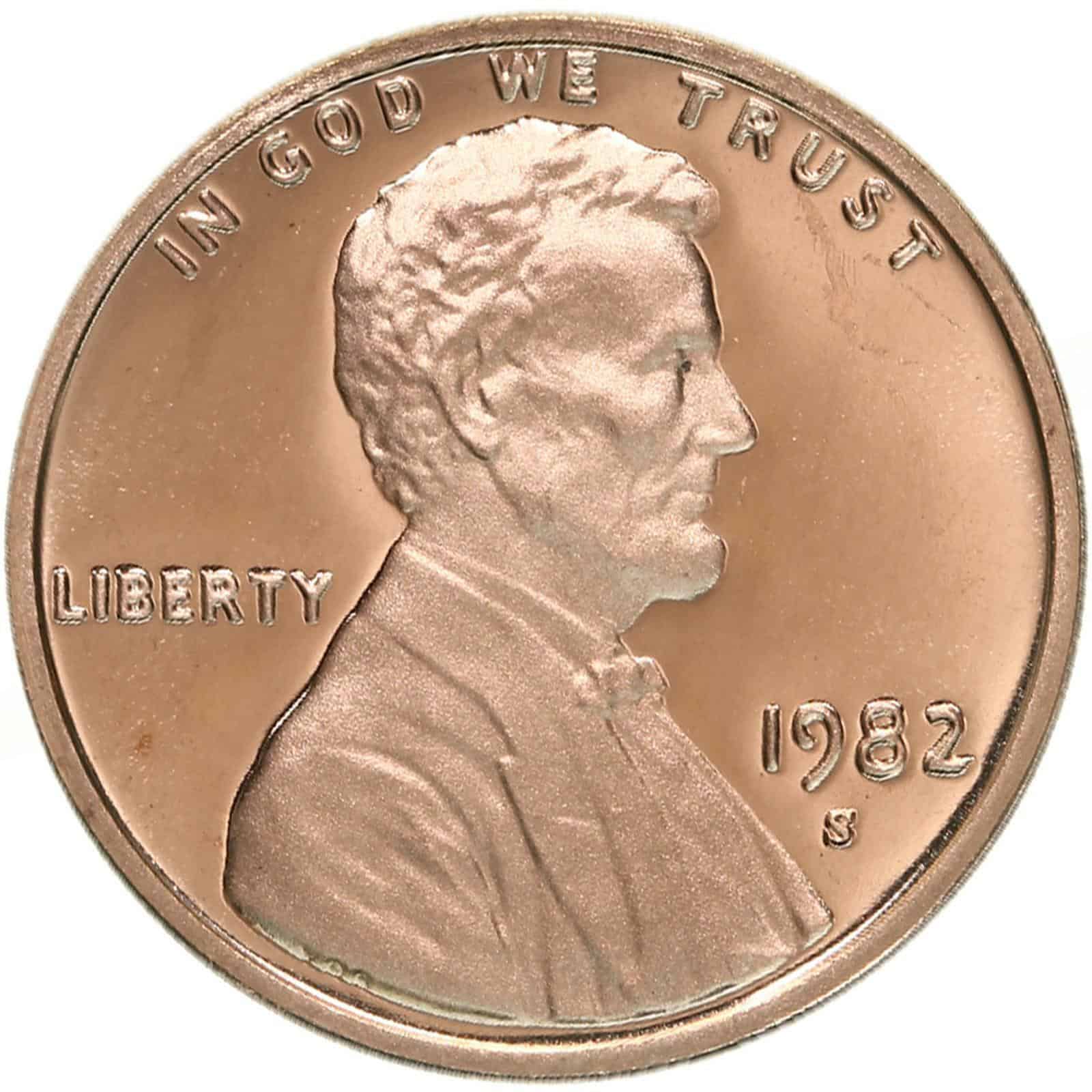 1982 Penny Value for “S” Mint Mark Proof Coins