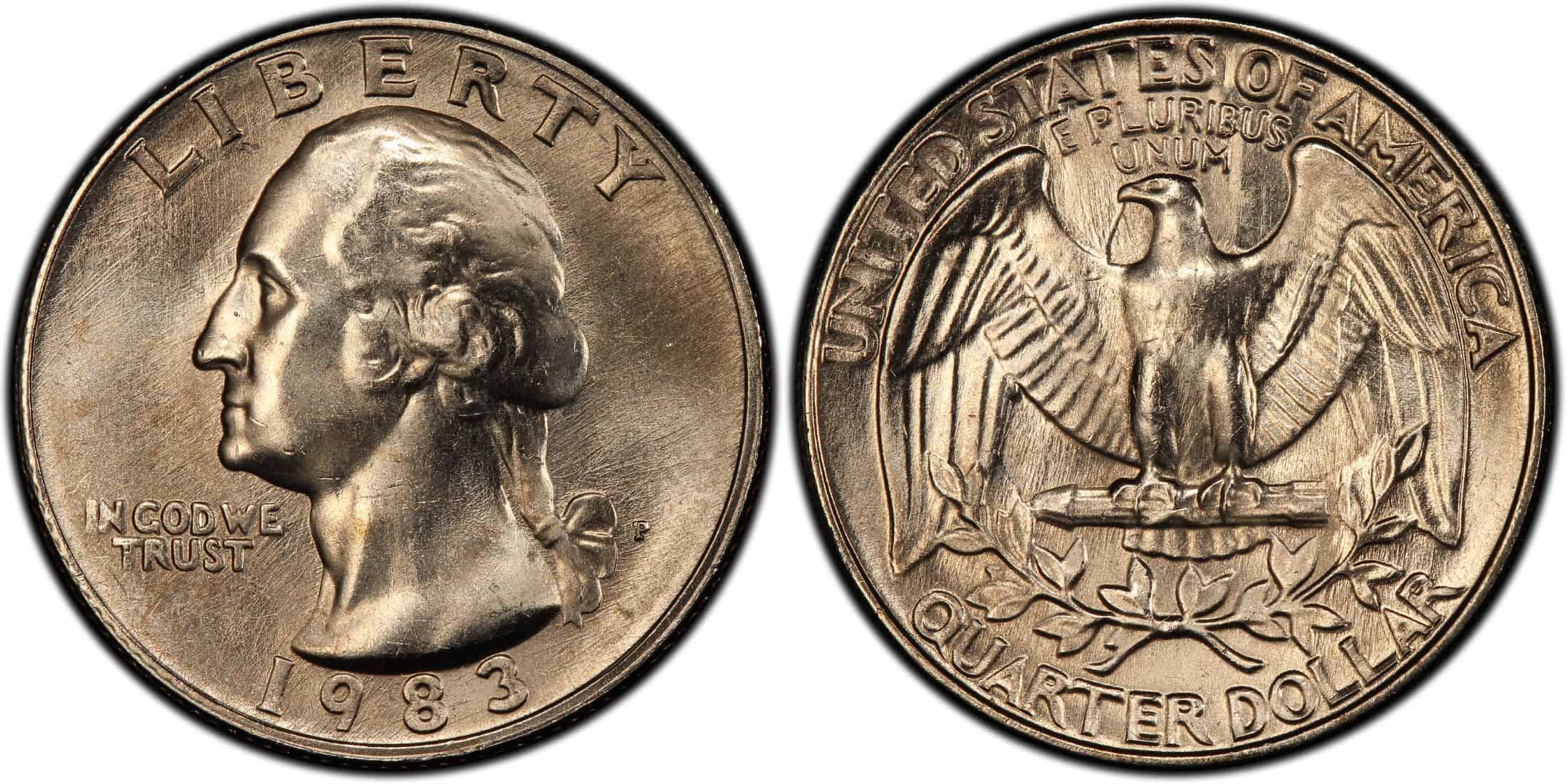 1983 – P Washington Quarter Value