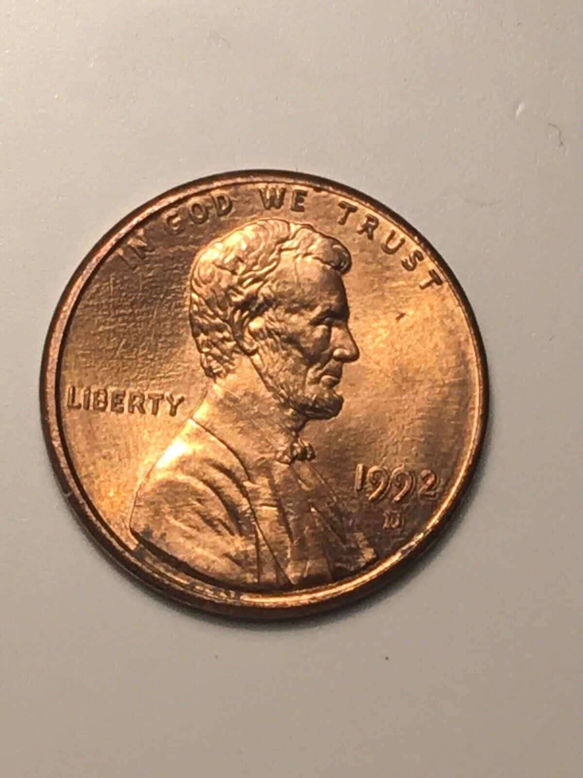 1992 Lincoln Penny Double Denomination Error