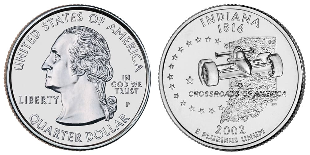 2002 P Quarter Indiana Value