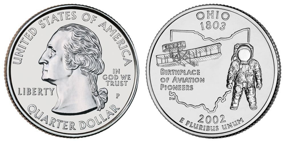 2002 P Quarter Ohio Value
