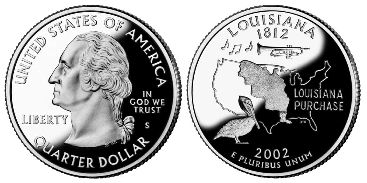 2002 S Quarter Louisiana Value
