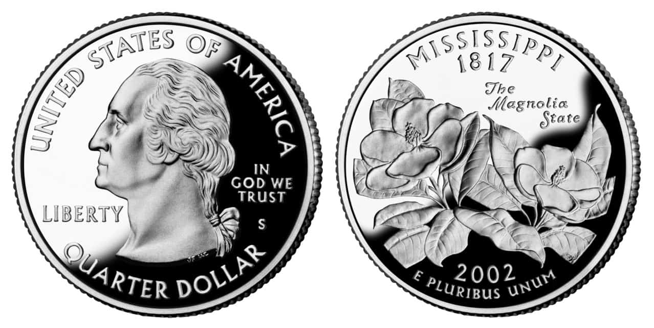 2002 S Quarter Mississippi Value