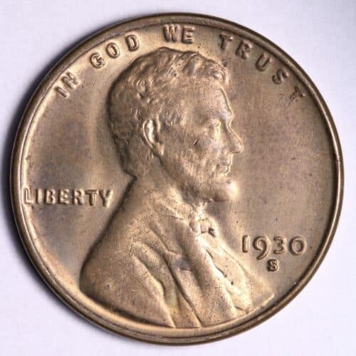 The Obverse of 1930 Wheat Penny