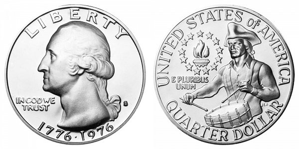 1776 to 1976 S Quarter Dollar Value - 40% Silver Variety