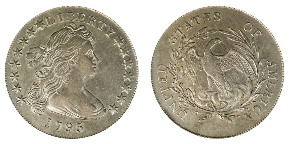 1795 Silver Dollar Off-Center Error