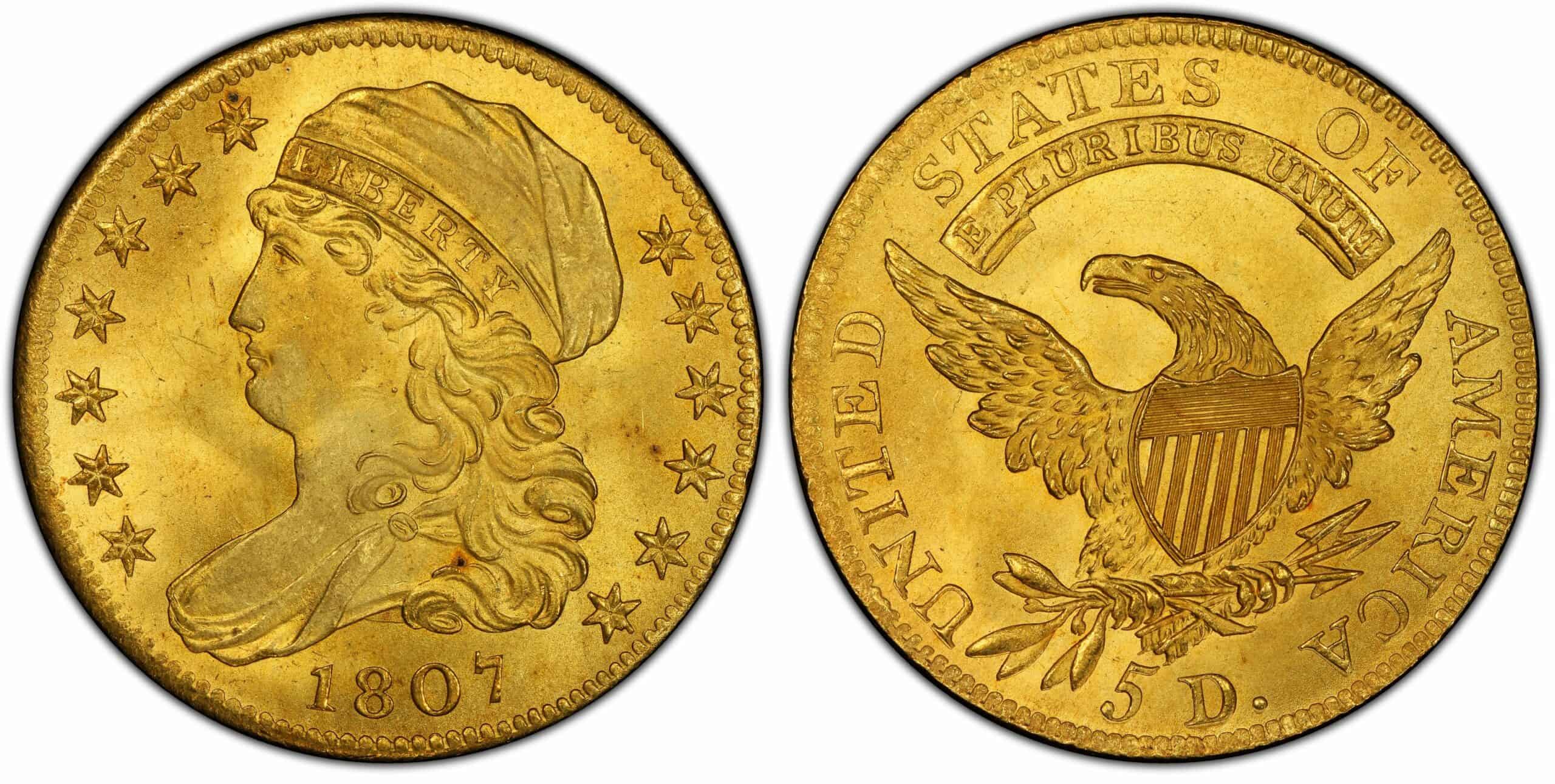 1807 Capped Bust Half Eagle
