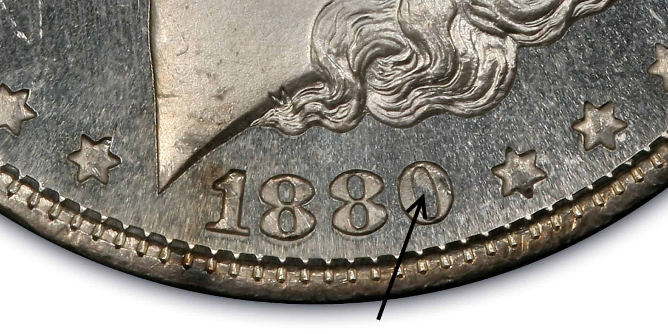 1880 Overdate Morgan Silver Dollar