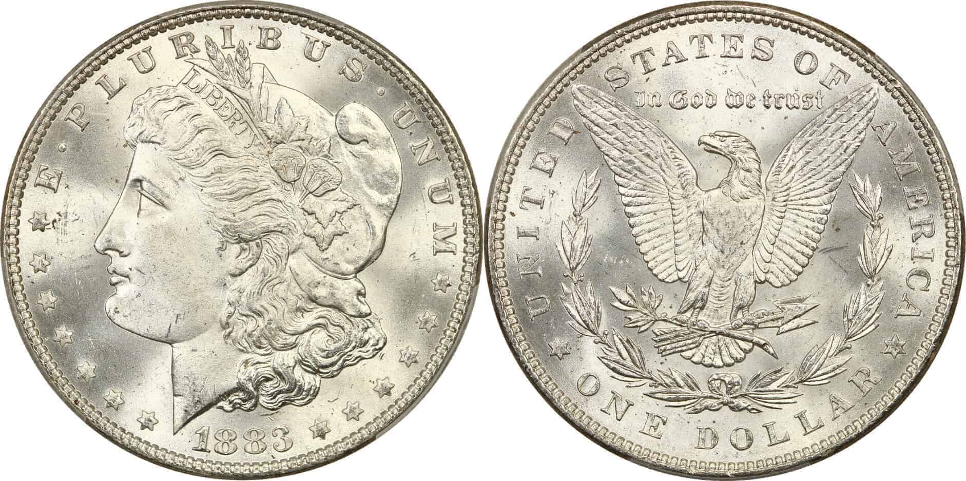 1883 No Mint Mark Silver Dollar