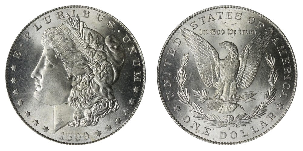 1889 S Silver Dollar