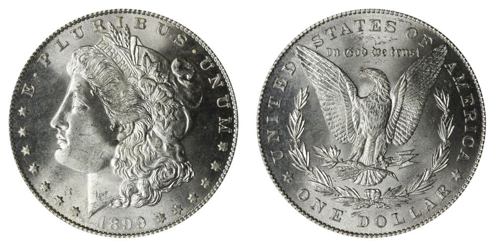1899 No Mint Silver Dollar