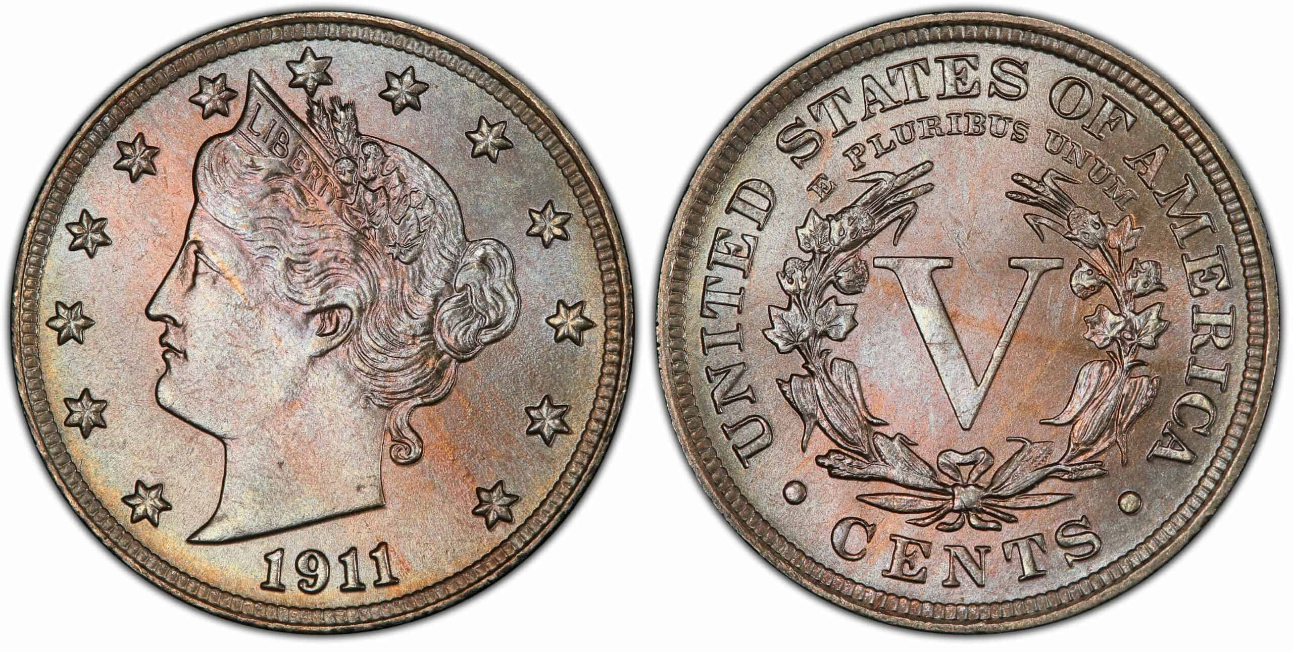 1911 Nickel No Mint Mark Value
