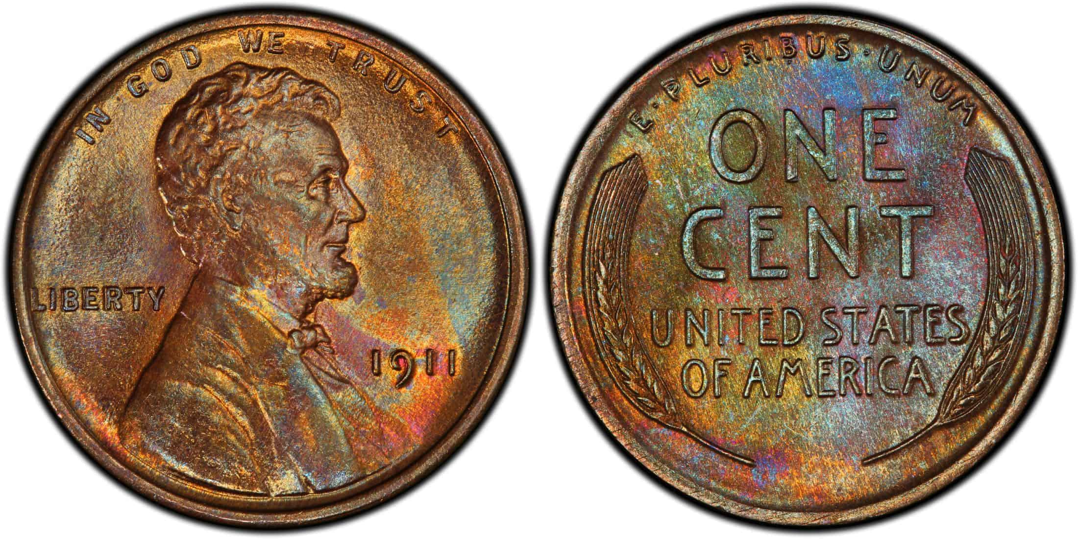 1911 No Mint Mark Wheat Penny Value