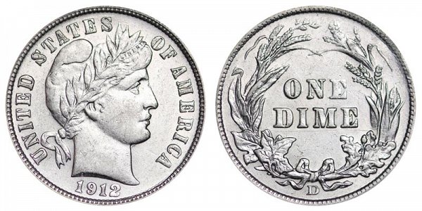 1912 D Dime Value