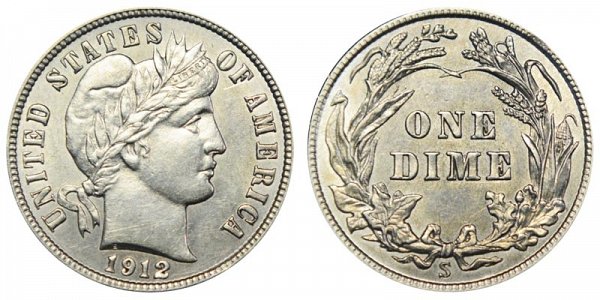 1912 S Dime Value