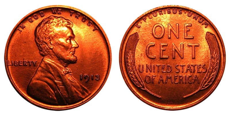 1913 No Mint Mark Penny