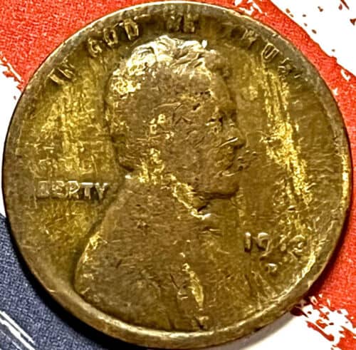 1913 – D Lincoln Penny With Error RPM