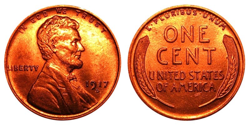 1917 D Wheat Penny Value