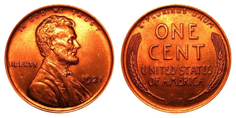 1921 No Mint Mark Penny Value