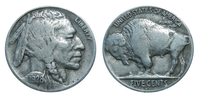 1928 D Buffalo Nickel Value