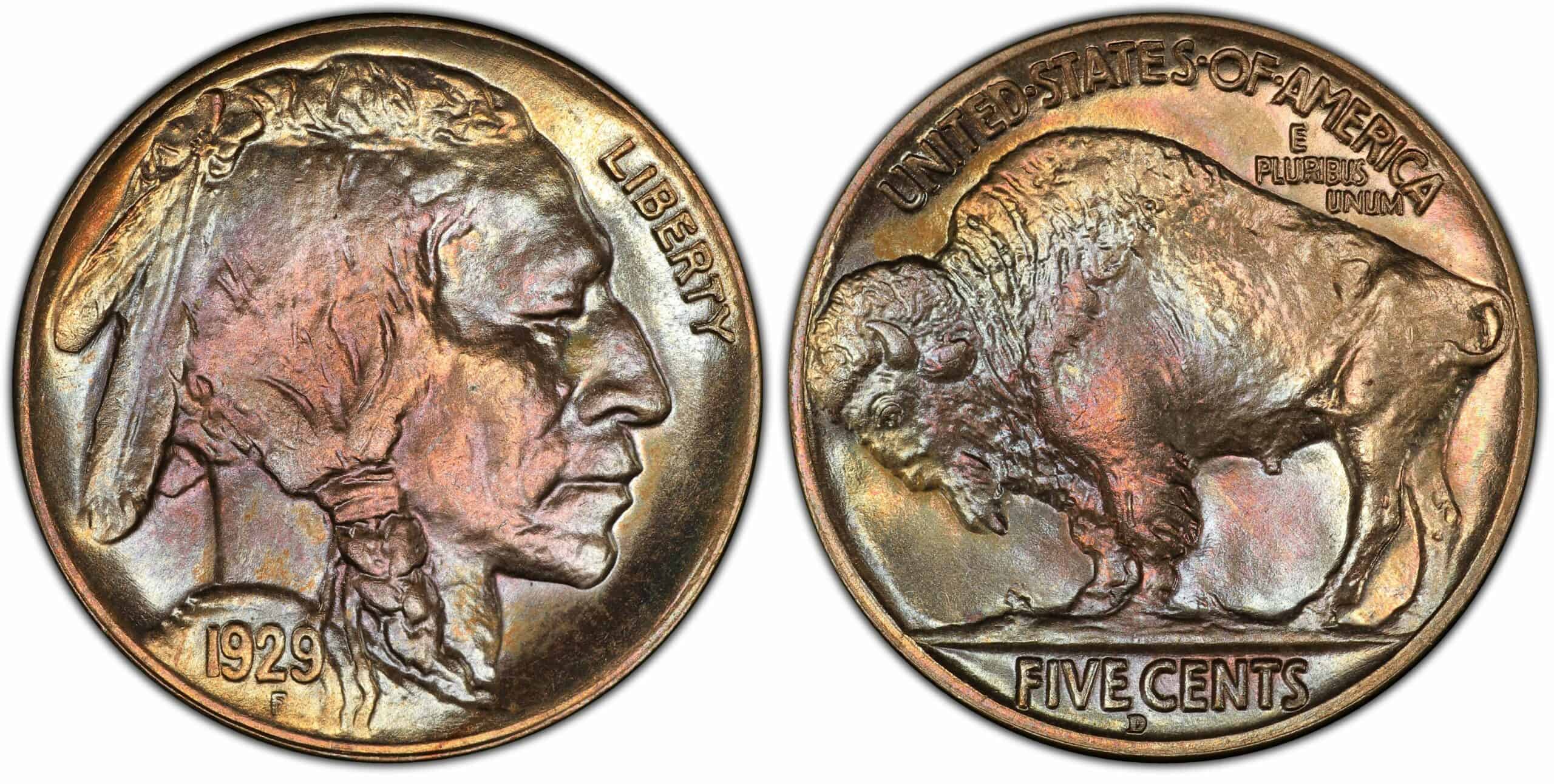 1929 D Buffalo Nickel Value