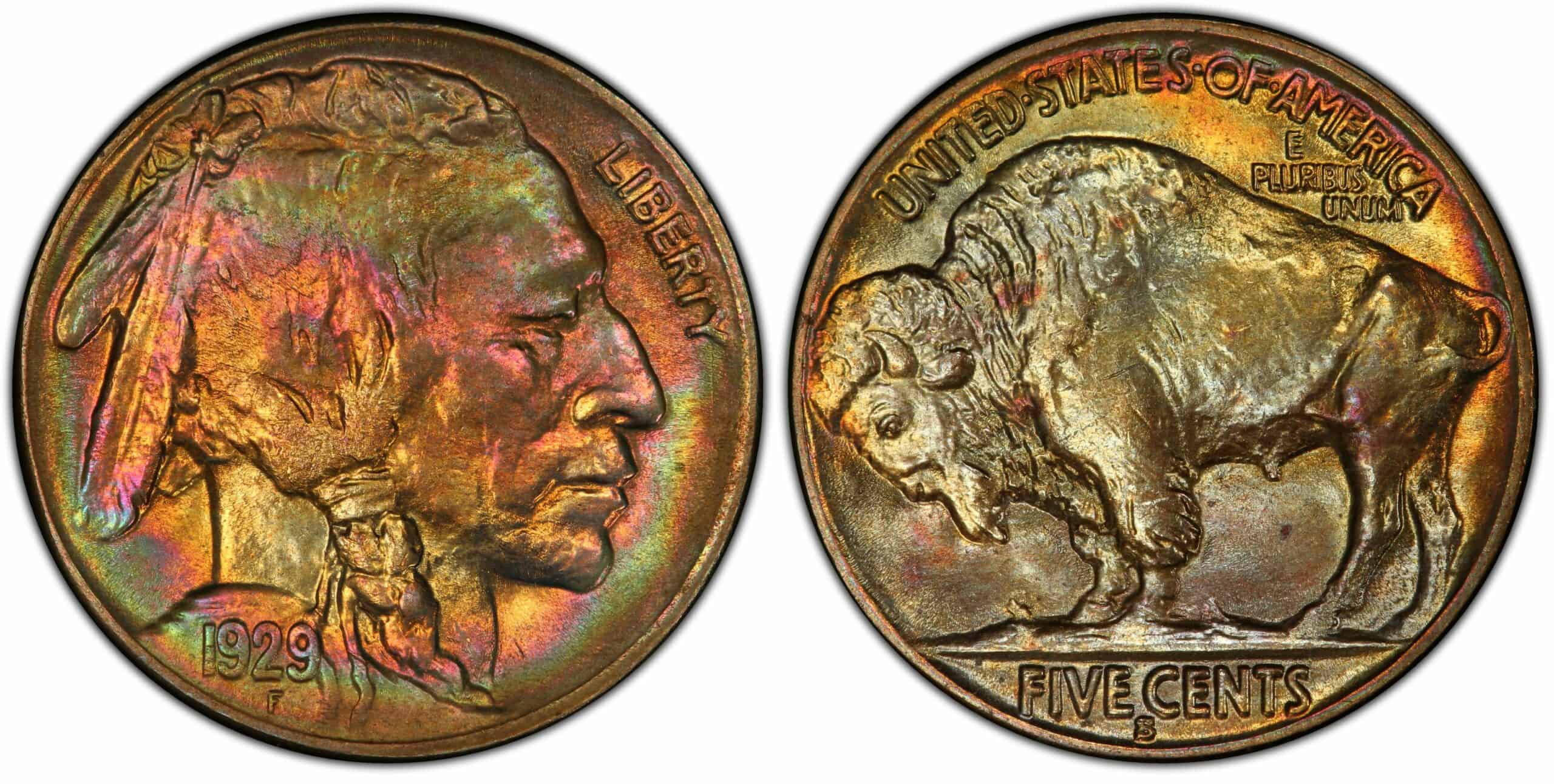 1929 S Buffalo Nickel Value