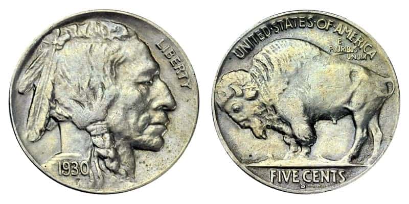1930 S Mint Mark Buffalo Nickel Value