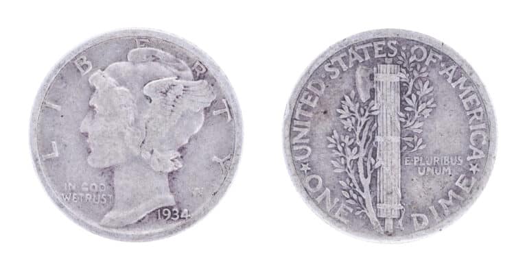 1934 Dime Value