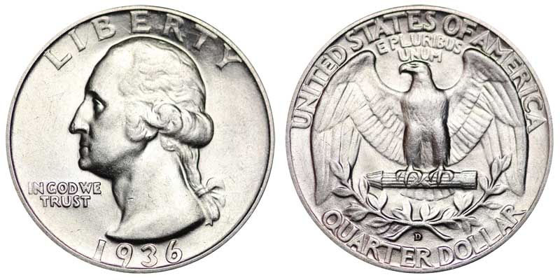 1936 D Quarter Value