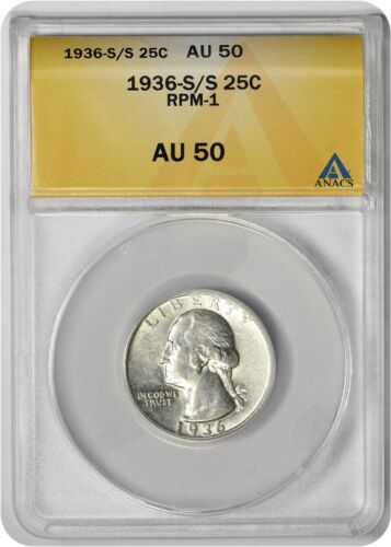 1936 Quarter Repunched Mint Mark Error