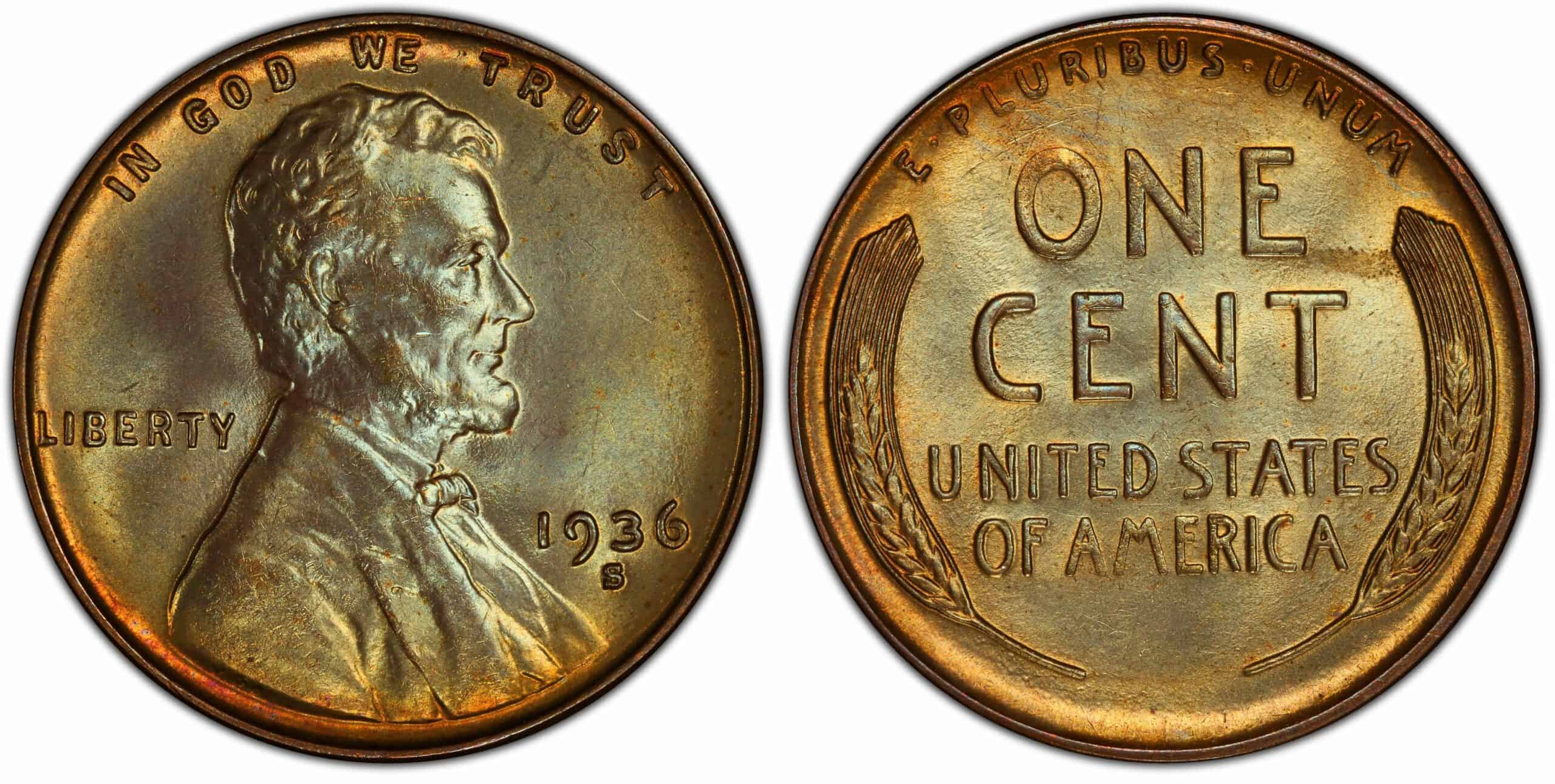 1936 S Wheat Penny Value