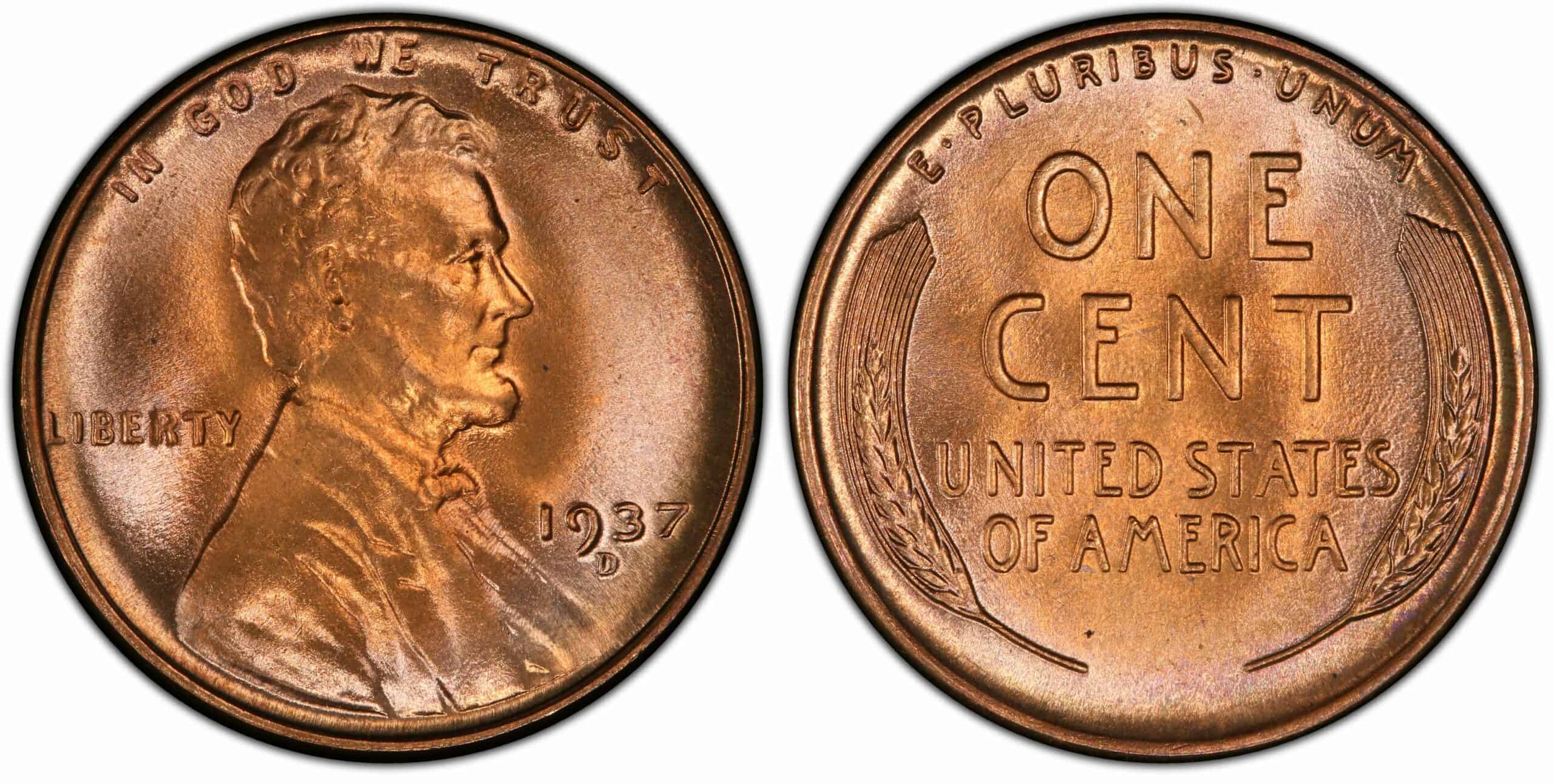 1937 D Wheat Penny Value