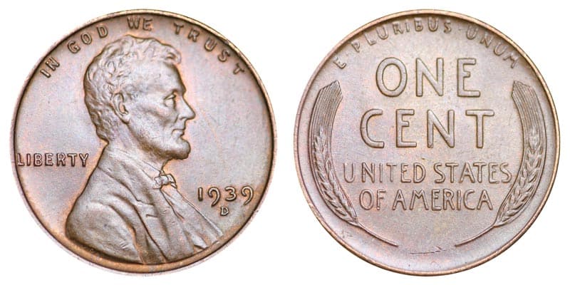 1939 D Mint Mark Wheat Penny Value