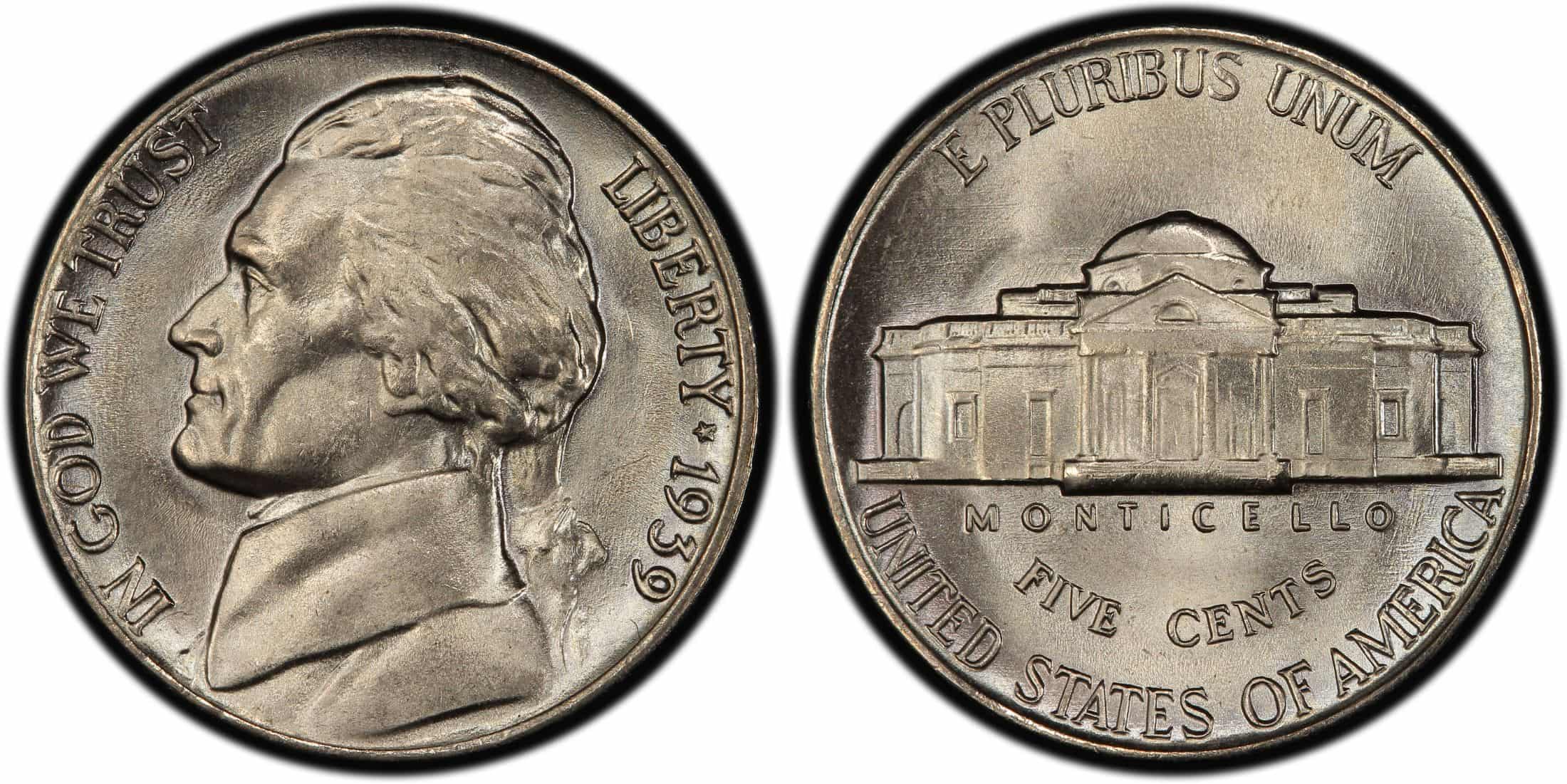 1939 No Mint Nickel (P) Value