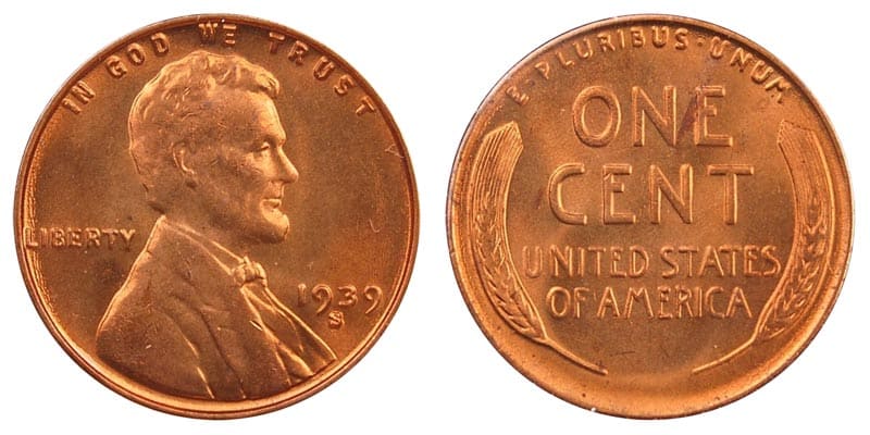 1939 S Mint Mark Wheat Penny Value