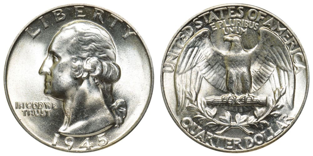 1945 No Mint Quarter Value