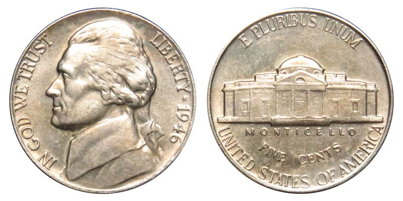 1946 No Mint Mark Nickel Value