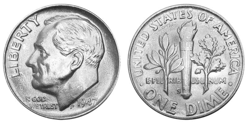 1947 San Francisco Dime Value