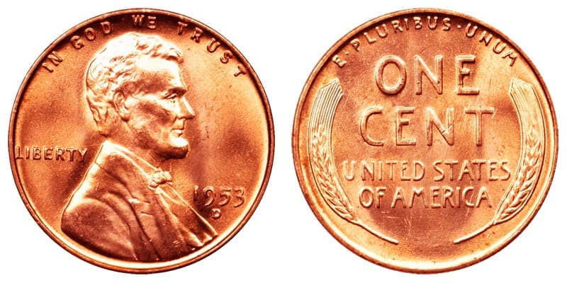 1953 D Wheat Penny Value