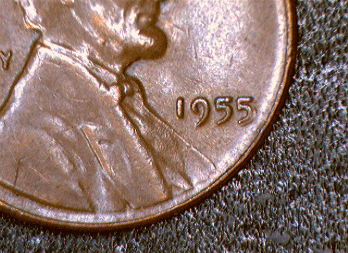 1955 "Poor Man's Doubled Die" Wheat Penny