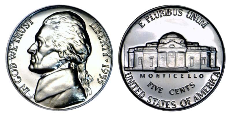 1955 No Mint Mark Nickel Value