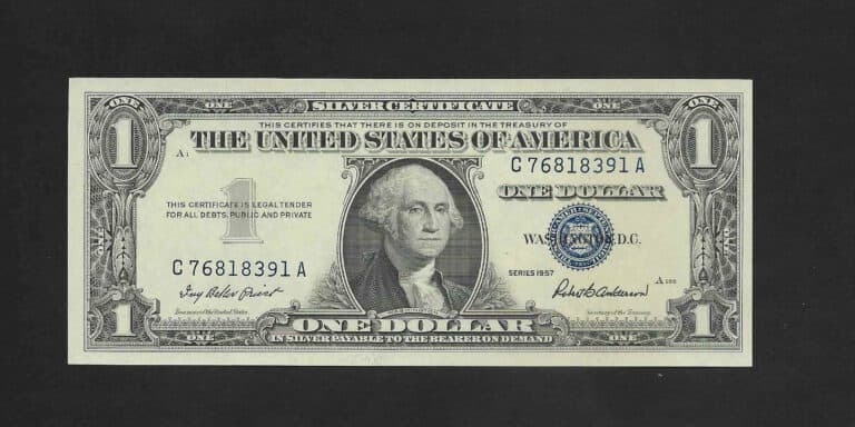 1957 Silver Certificate Dollar Bill Value: How Much Is It Worth Today?