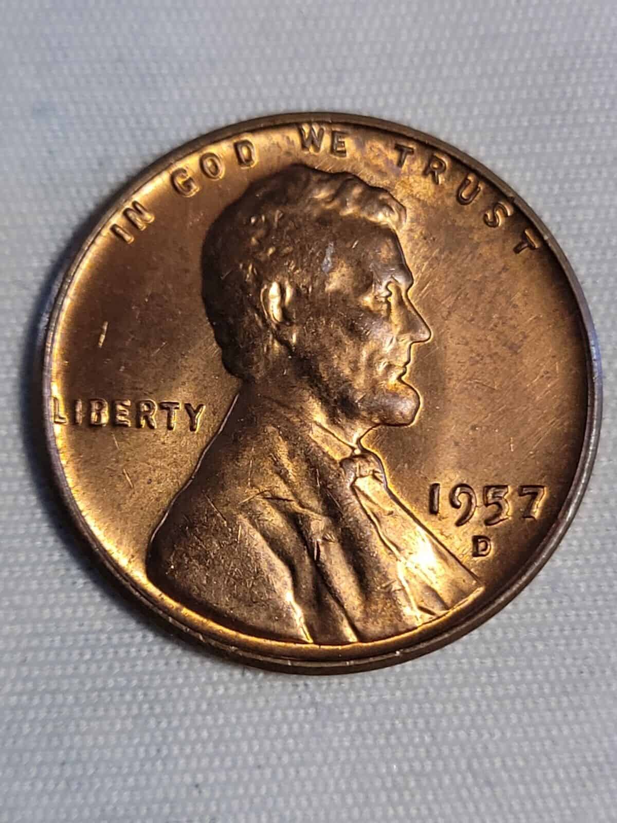 1957 Wheat Penny DDO