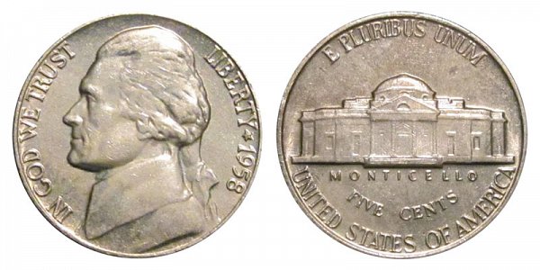1958 No Mint Mark Nickel Value