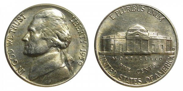 1959 “D” Nickel Value