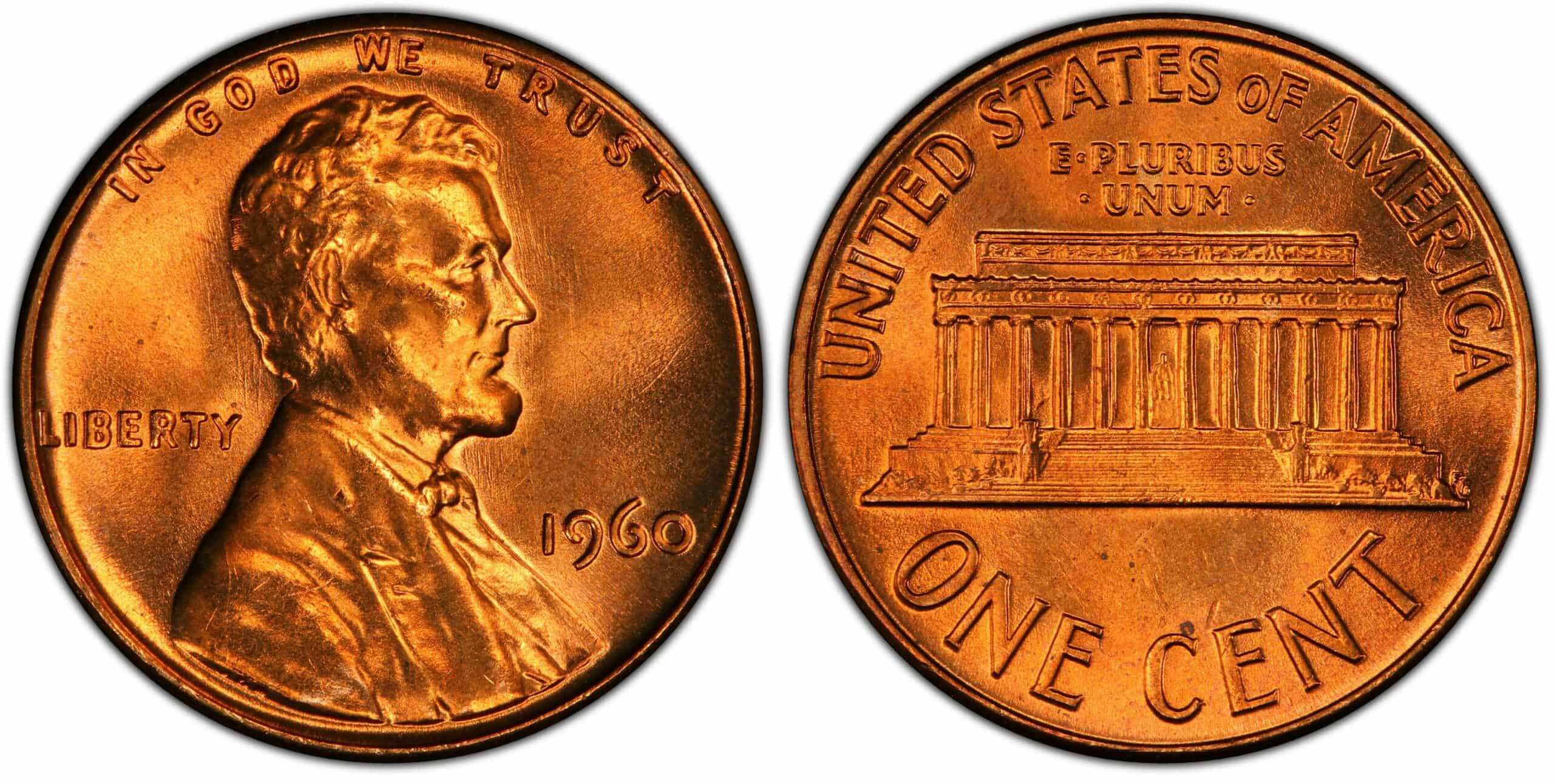 1960 No Mint Large Date Penny (P) Value