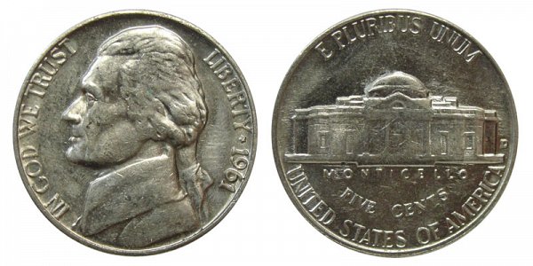 1961 “D” Nickel Value