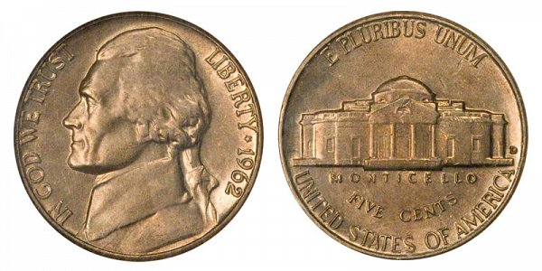 1962 “D” Nickel Value